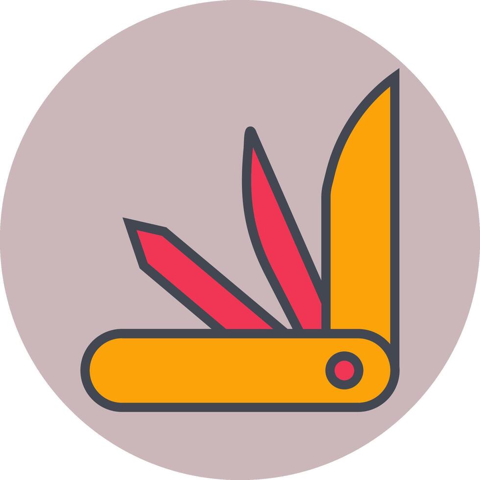 Swiss Army Knife Vector Icon