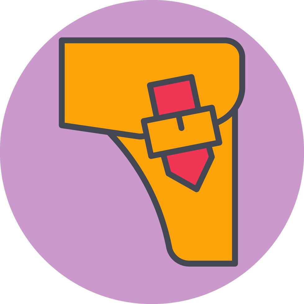 Gun Belt Vector Icon