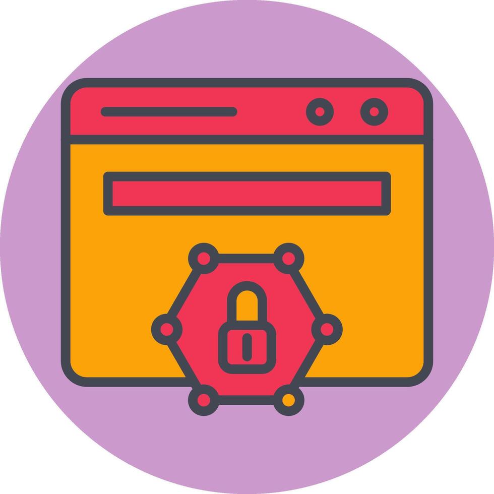 Web Protected Vector Icon