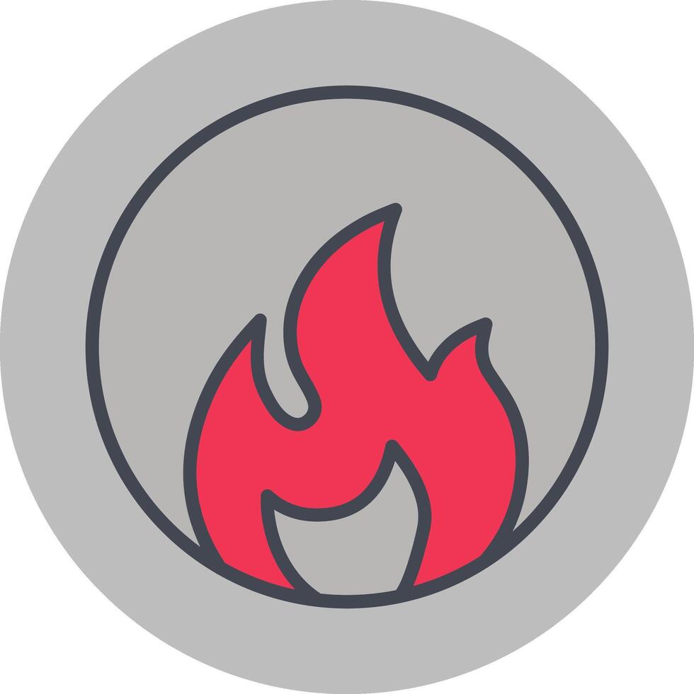 icono de vector de fuego