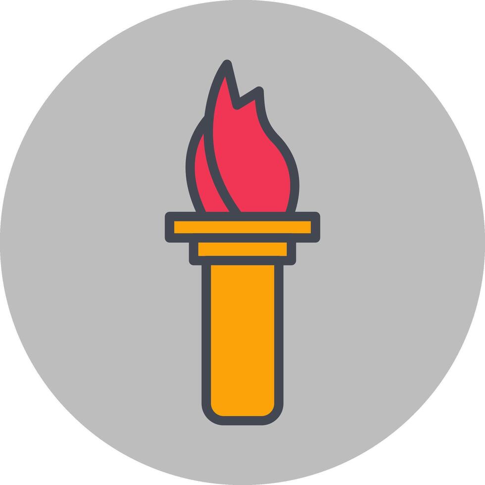 Torch Vector Icon