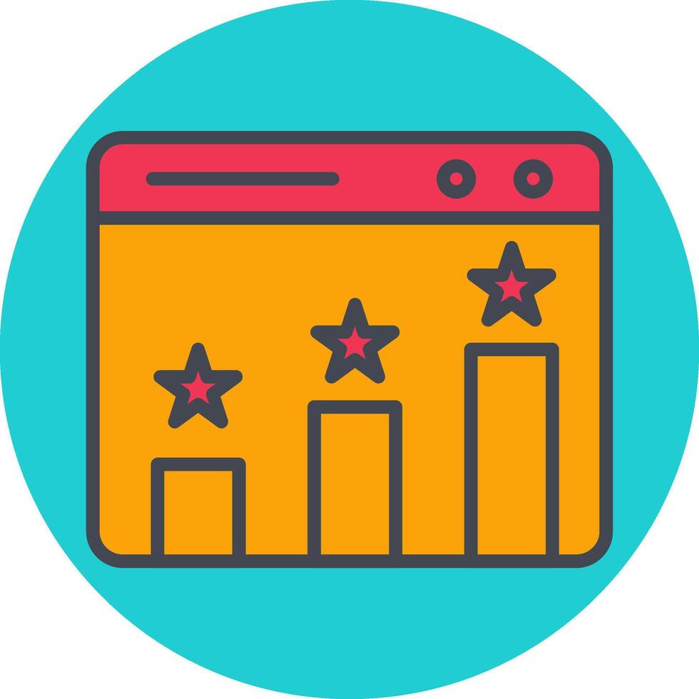 Website Ranking Vector Icon