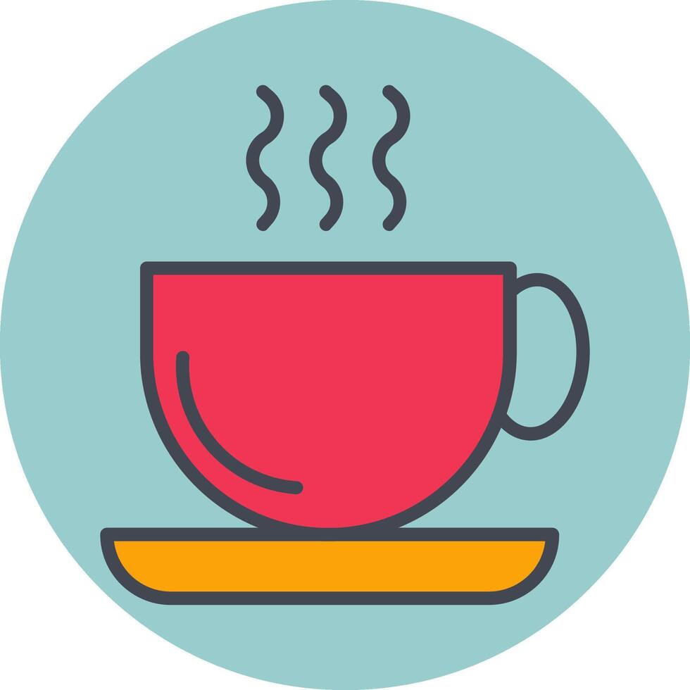 icono de vector de taza de café