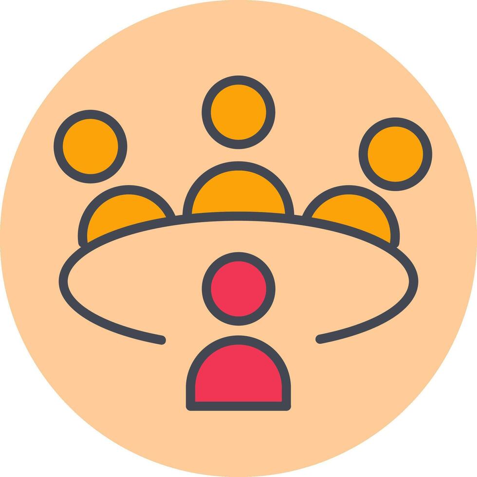 Conference Table Vector Icon