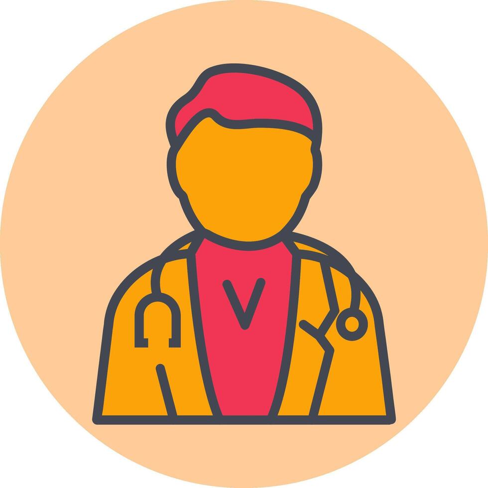Male Doctor Vector Icon