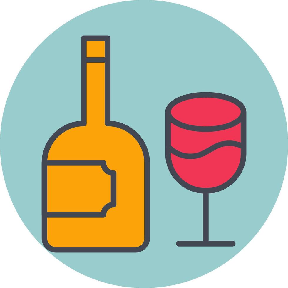 icono de vector de vino