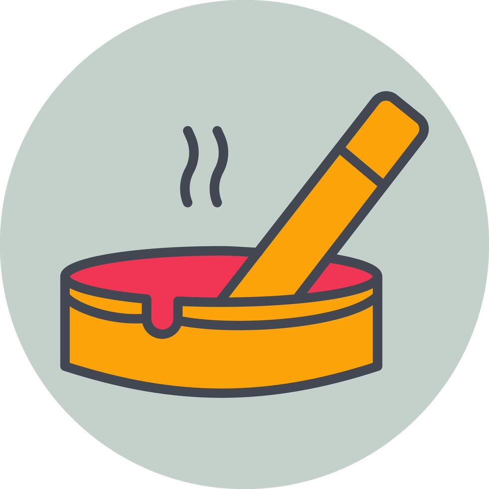 Ashtray Vector Icon