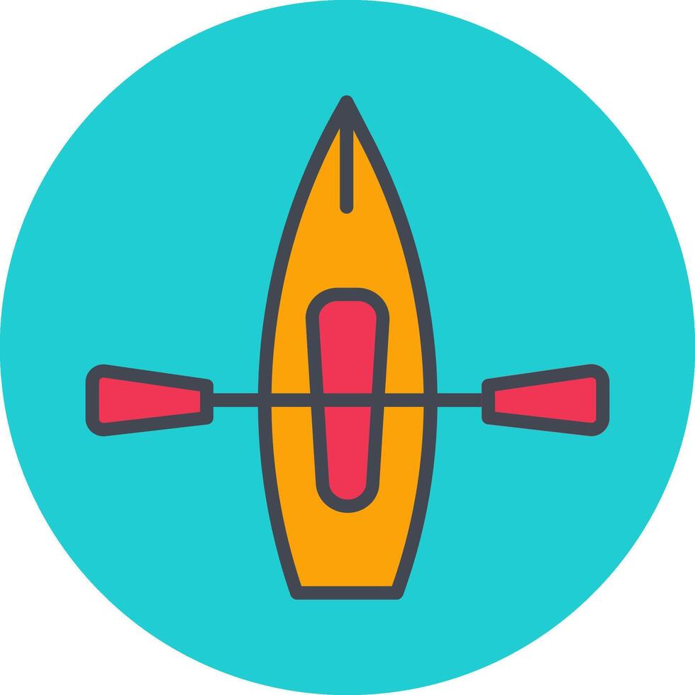 Kayak Vector Icon