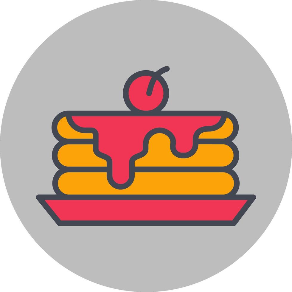 Pancake Vector Icon