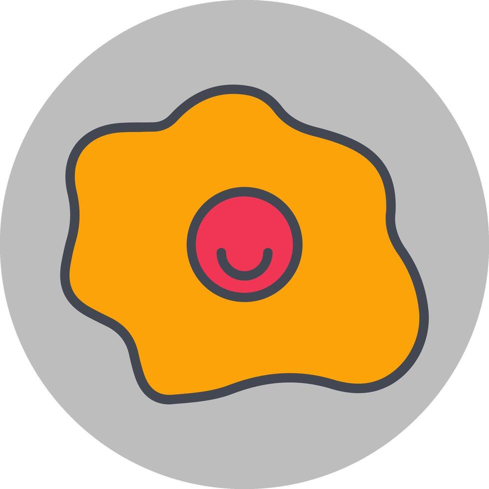 Fried Egg Vector Icon