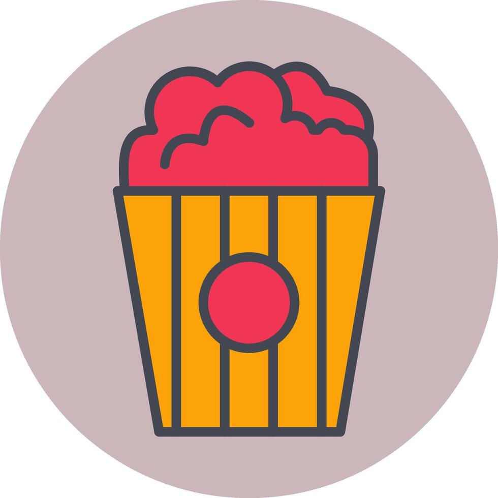 Popcorn Vector Icon