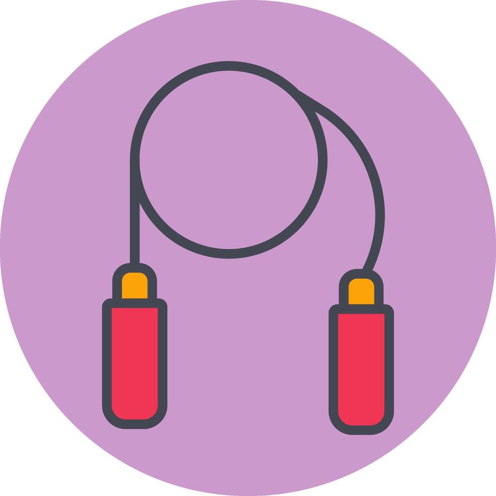 Jumping Rope Vector Icon