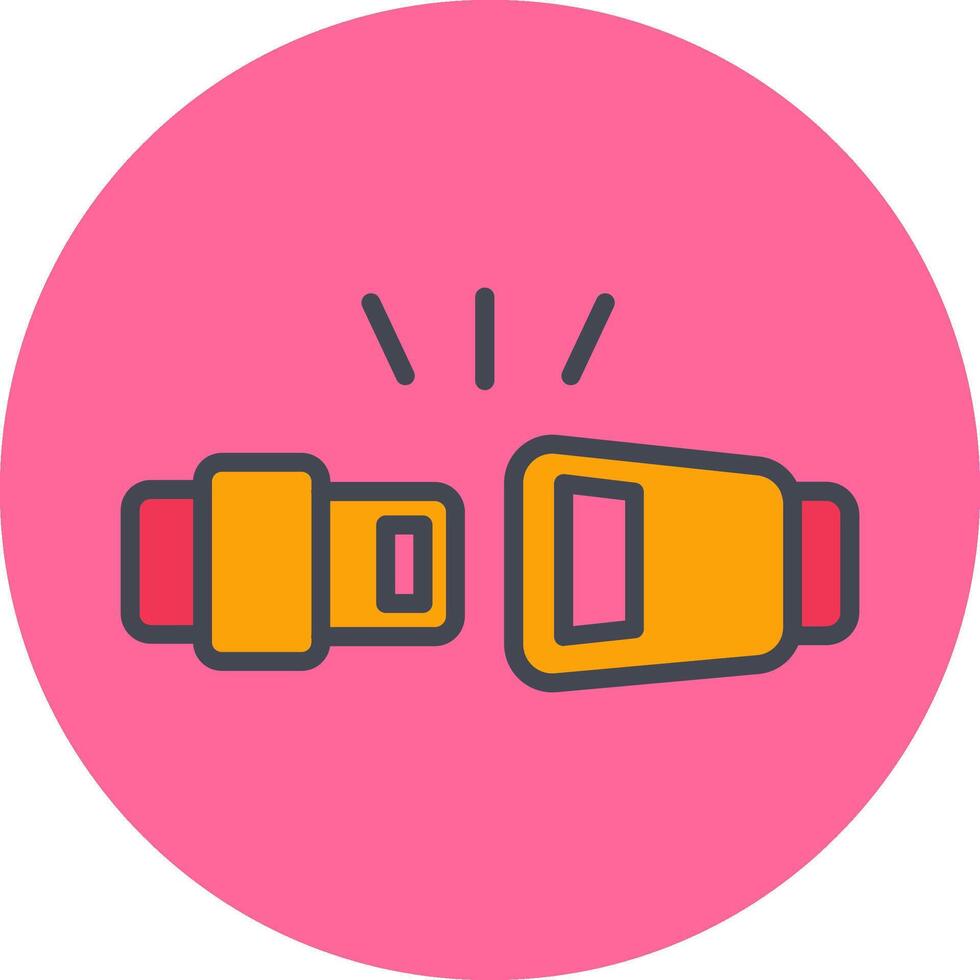 Seat Belt Vector Icon