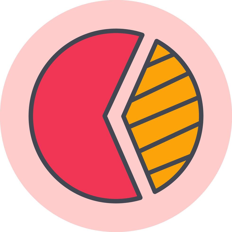 Pie Chart Vector Icon