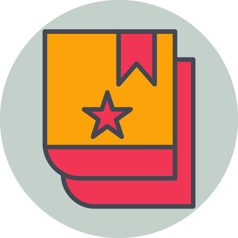 Bookmarking Services Vector Icon