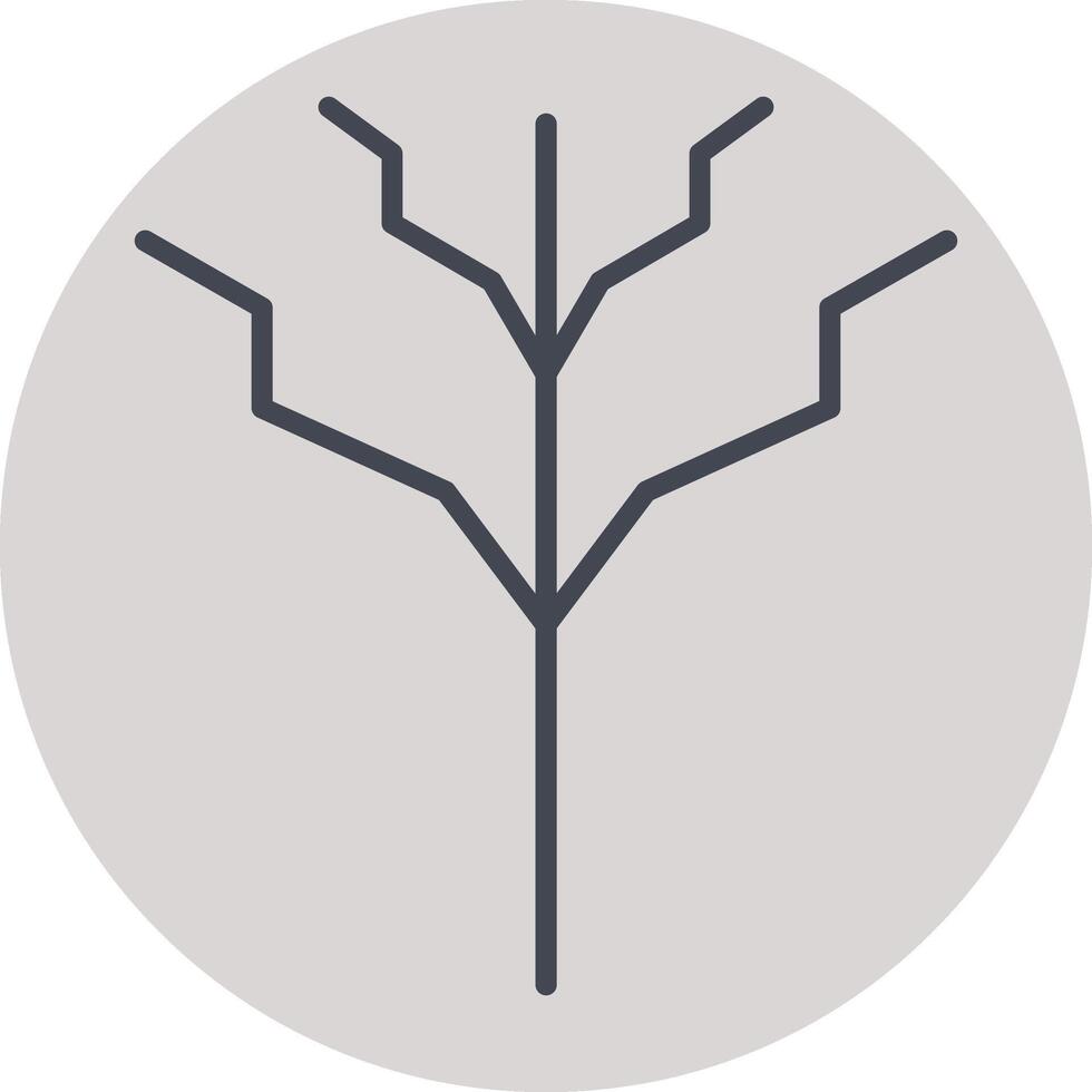 Tree with no leaves Vector Icon