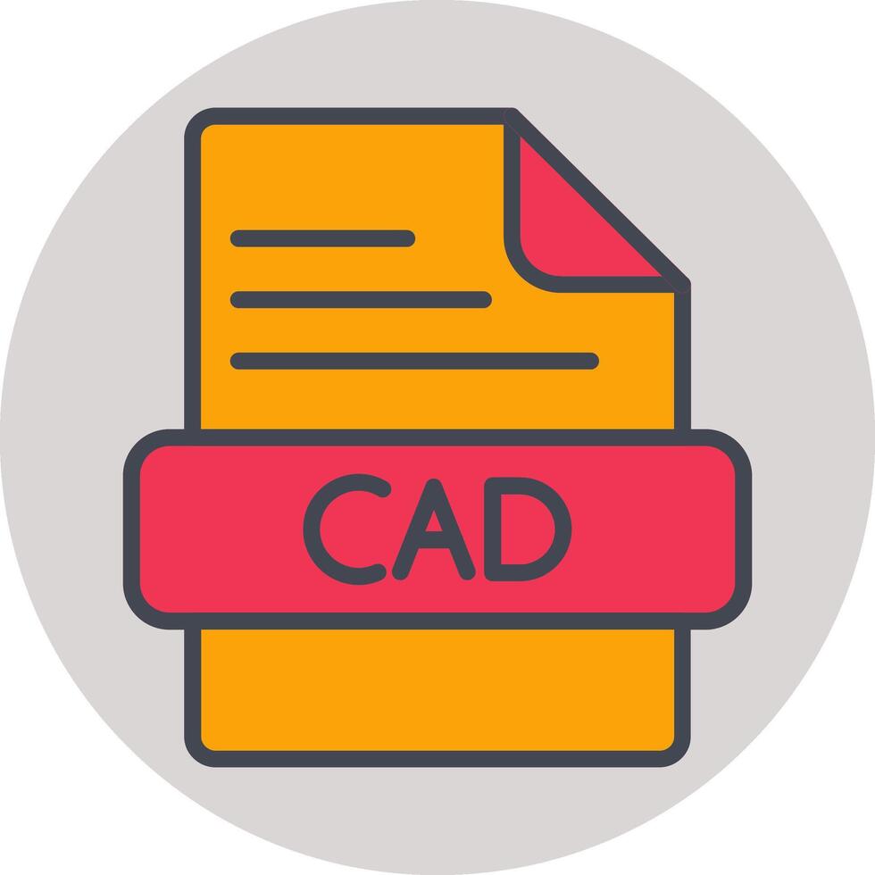 icono de vector de cad