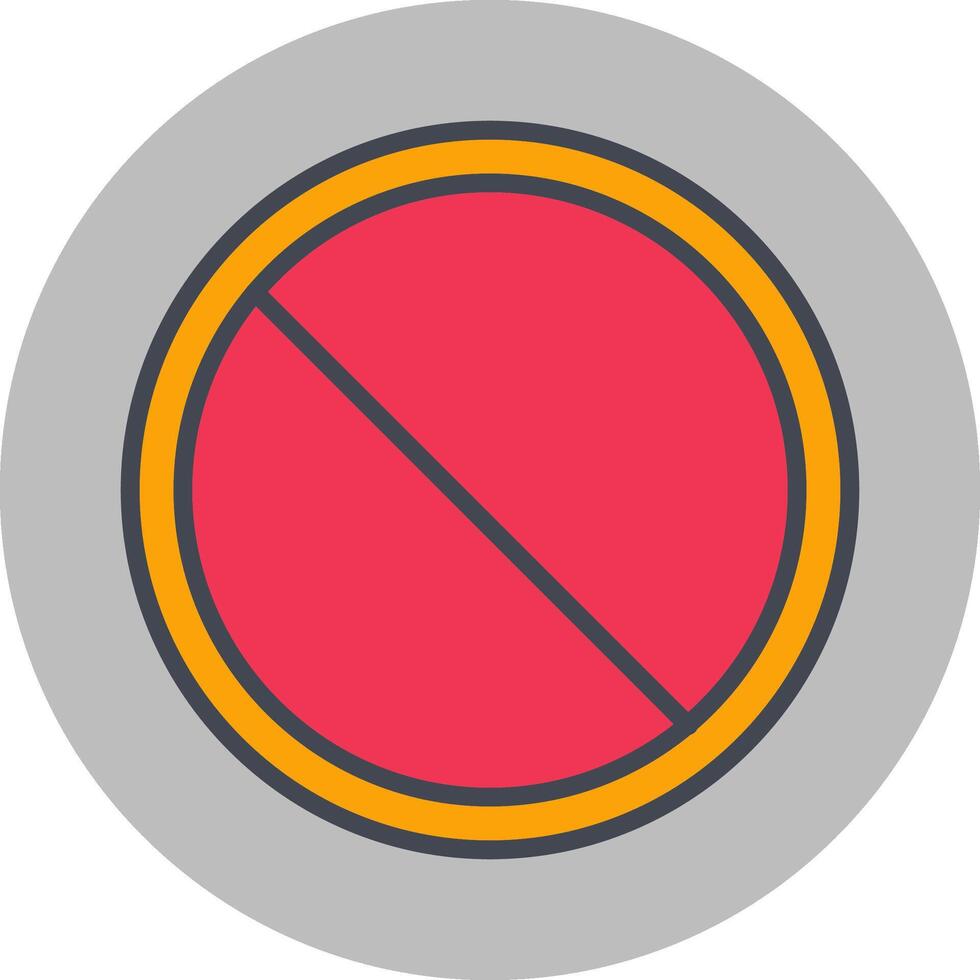 Prohibited Vector Icon