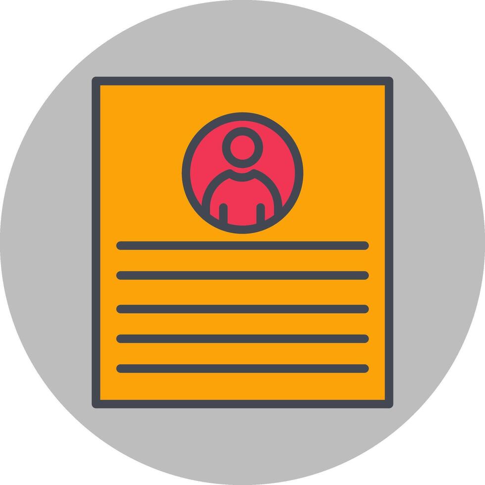 Client Profile Vector Icon