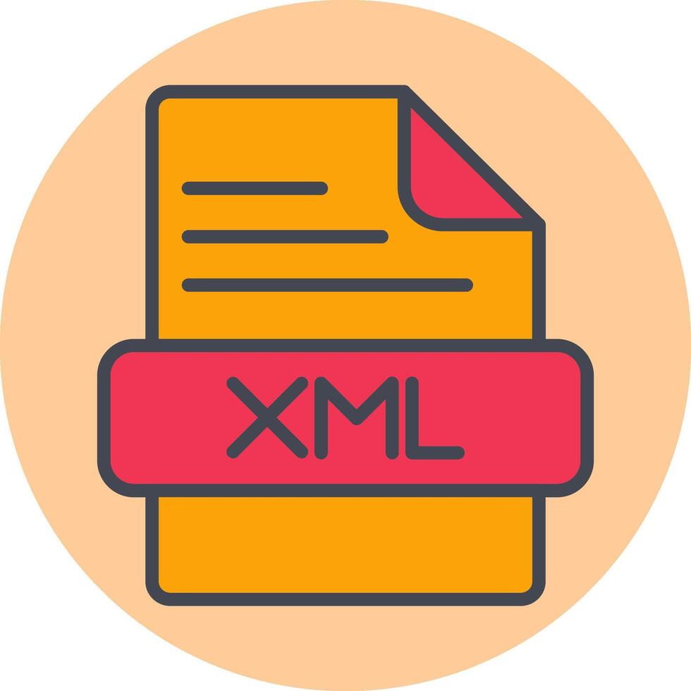XML Vector Icon