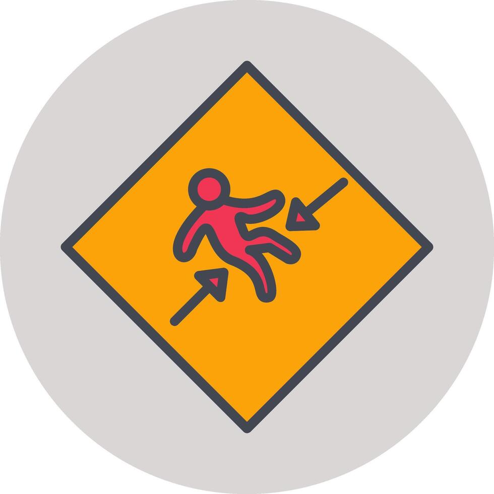 Crush Zone Vector Icon