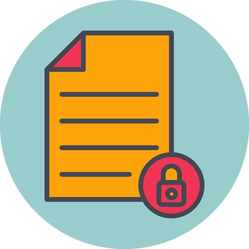 Private Document Vector Icon