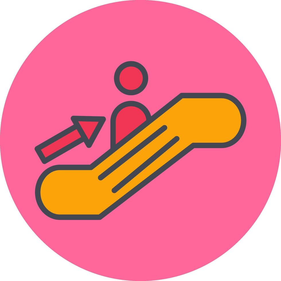 Escalator Vector Icon