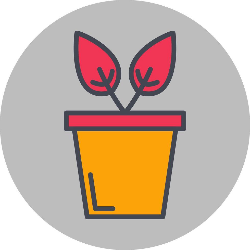 Plant Pot Vector Icon