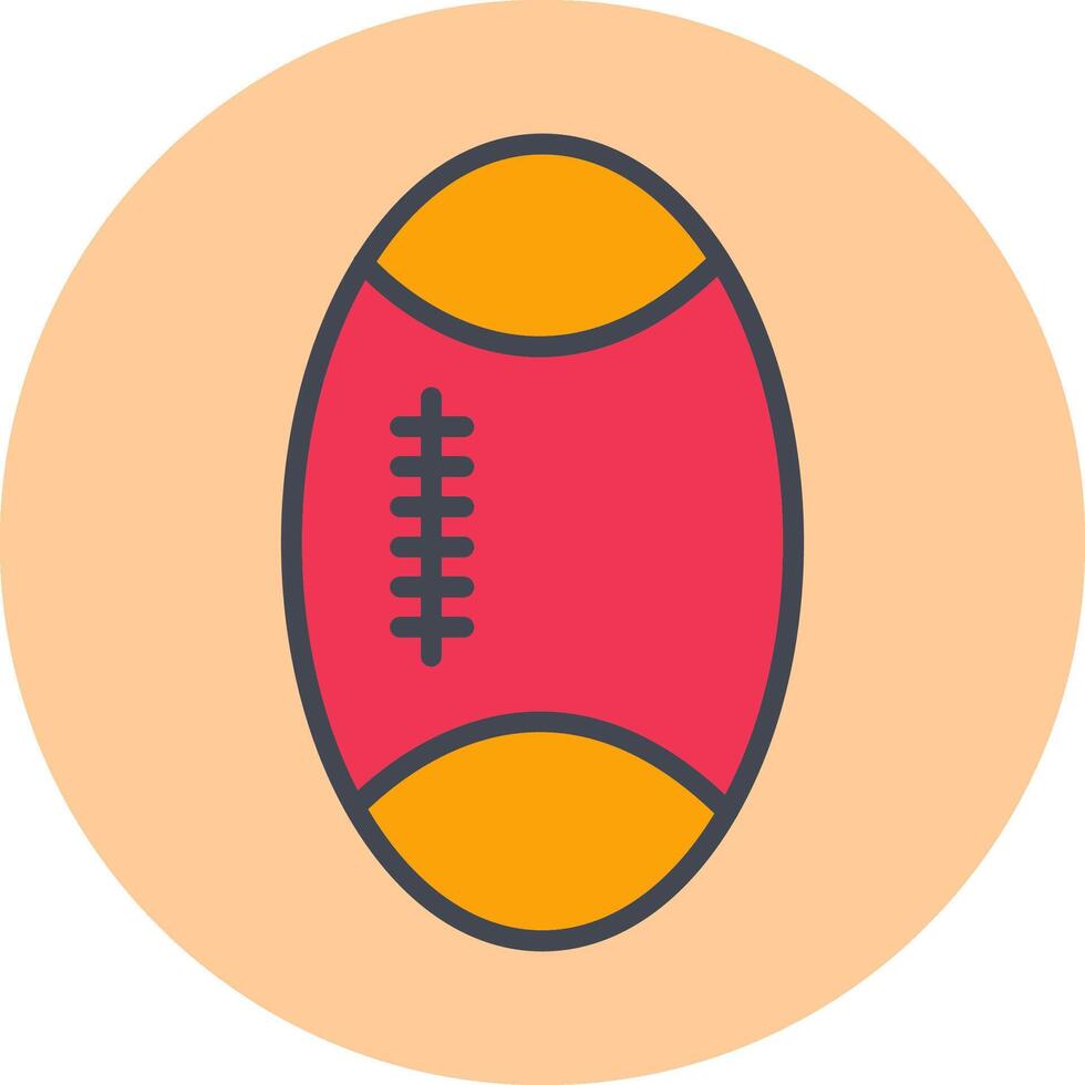 Rugby Vector Icon