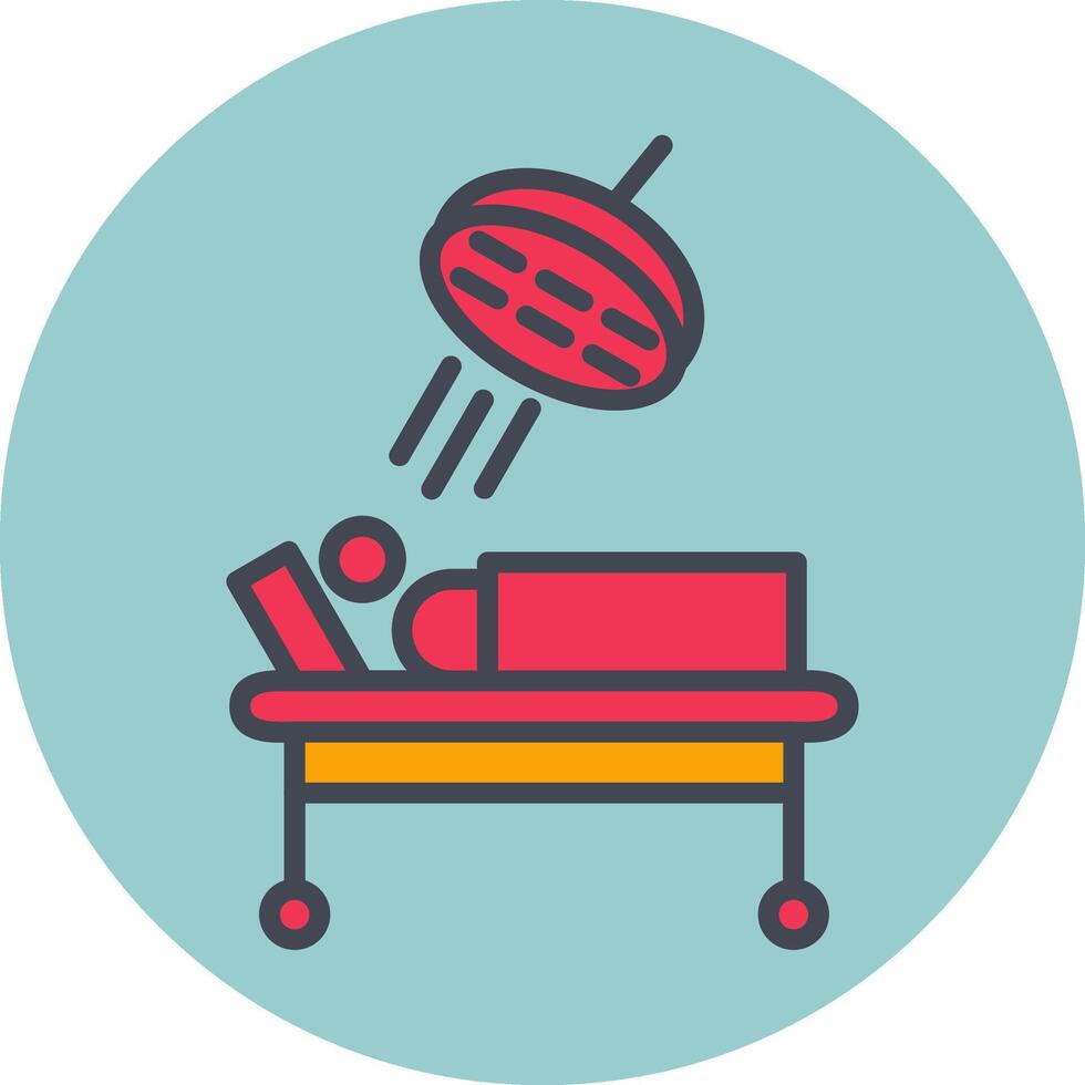 Operating Room Light Vector Icon
