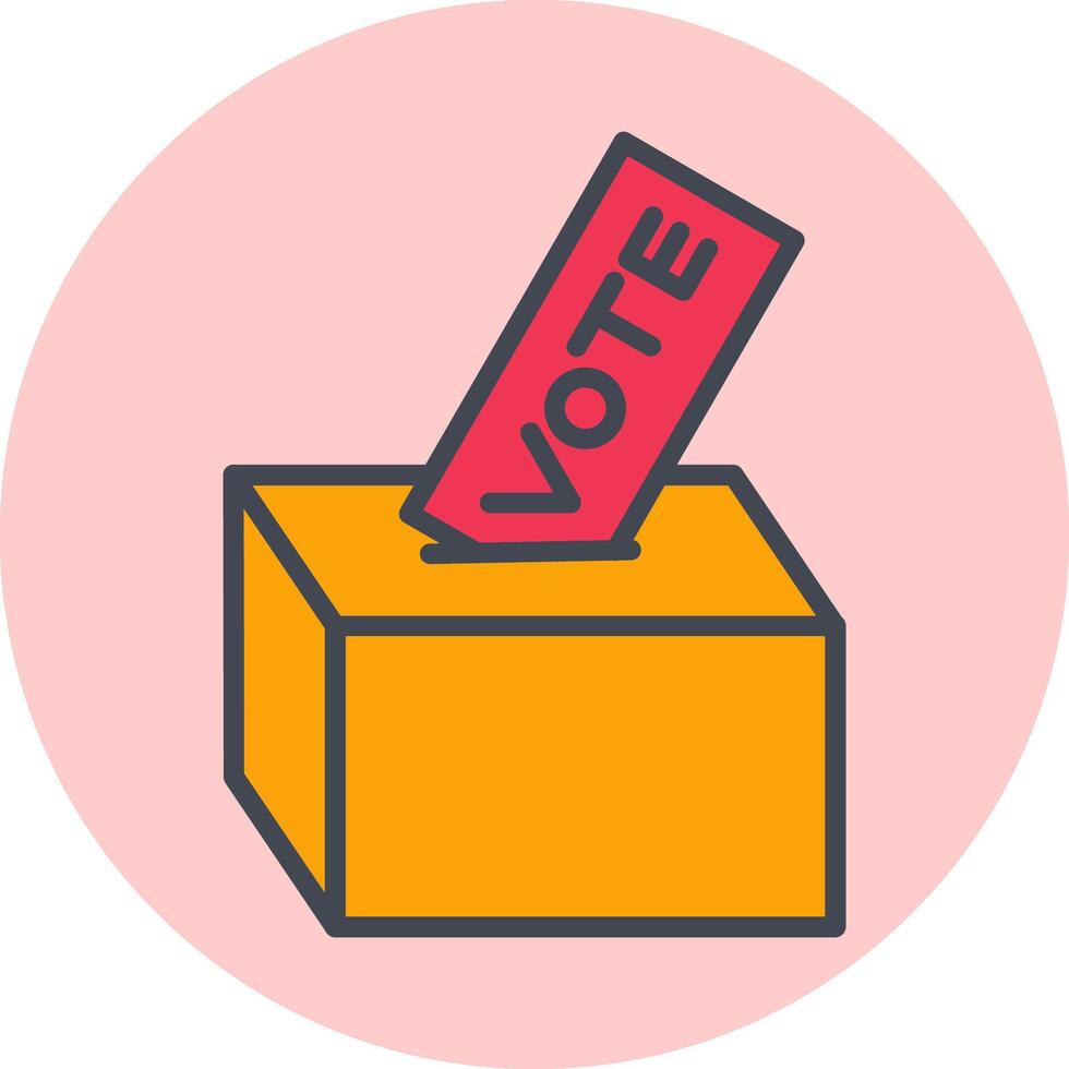 Giving Vote Vector Icon