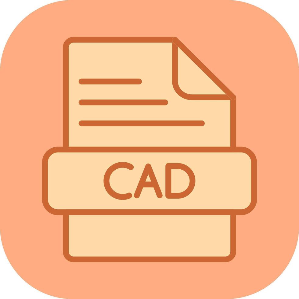 icono de vector de cad