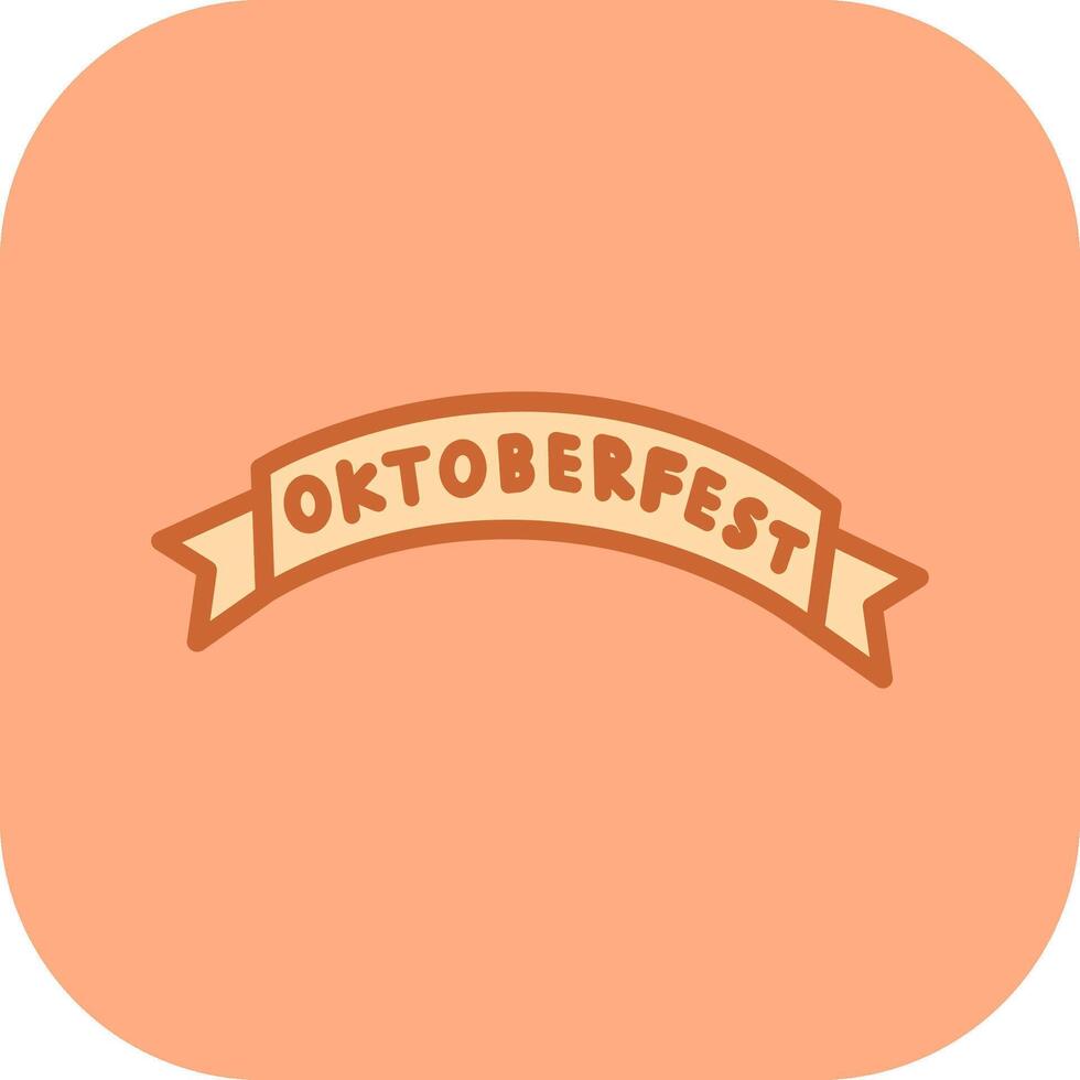 Oktoberfest Banner Vector Icon