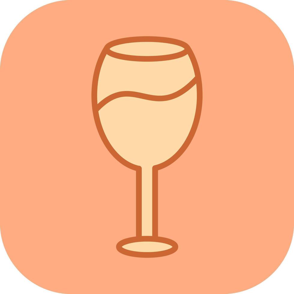 icono de vector de copa de vino