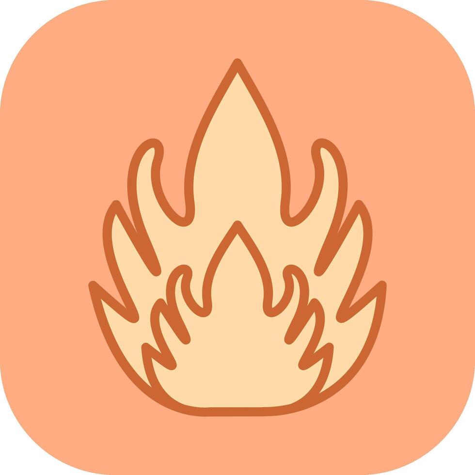 Flammable Material Vector Icon