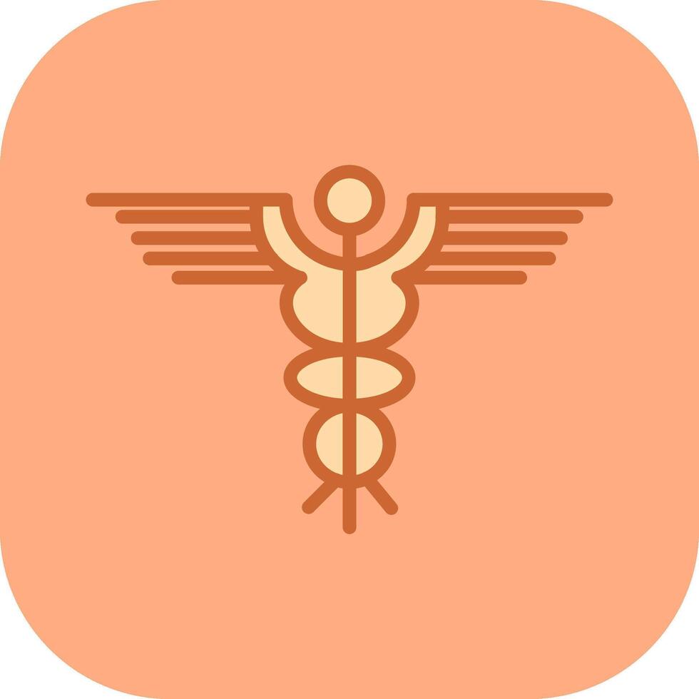 Caduceus Vector Icon
