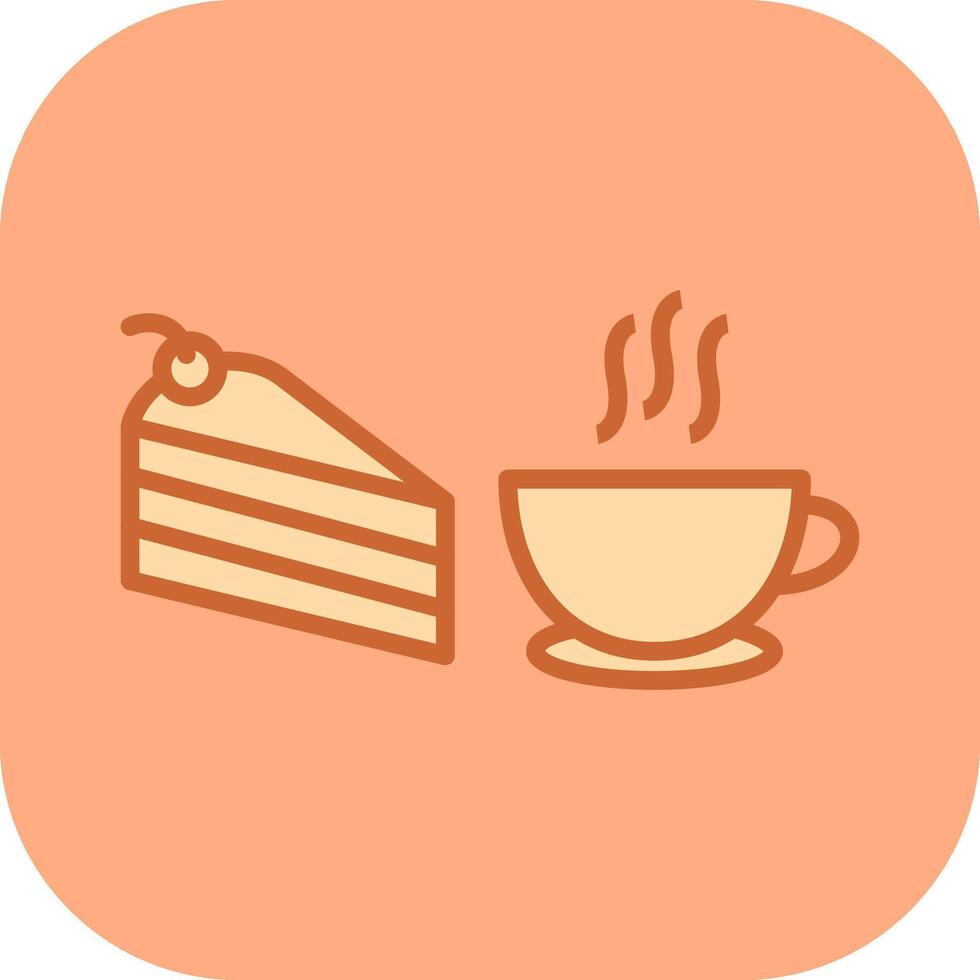 Coffee Served Vector Icon