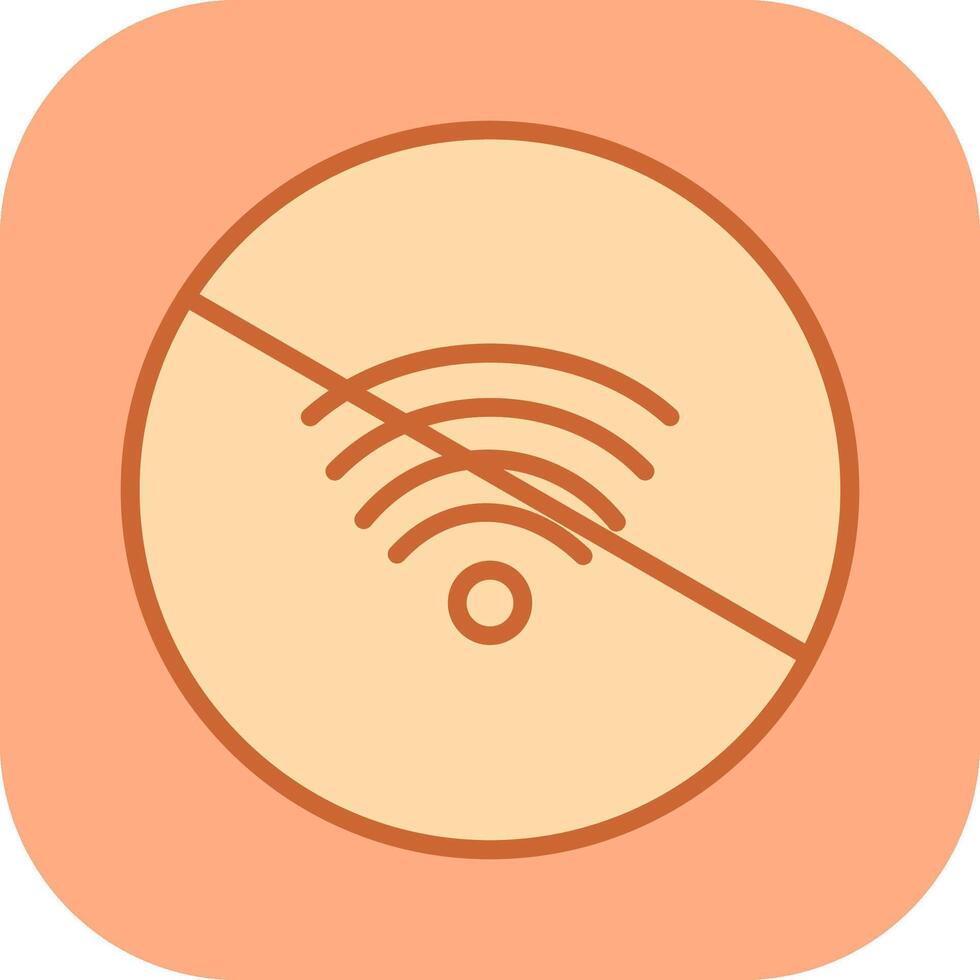 sin icono de vector wifi