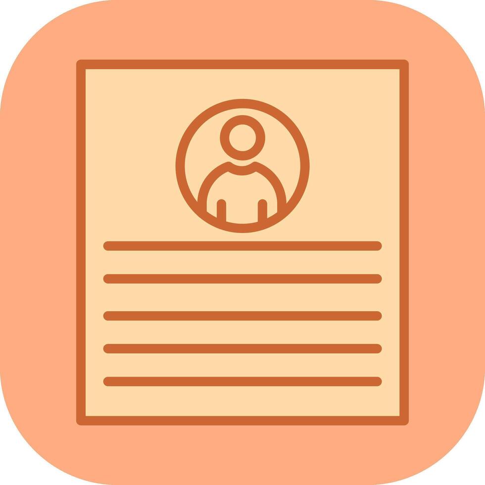 Client Profile Vector Icon