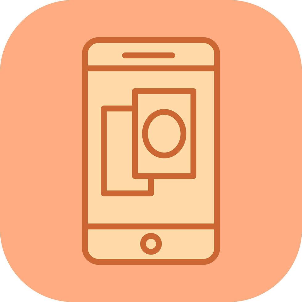 Phone Gambling Vector Icon