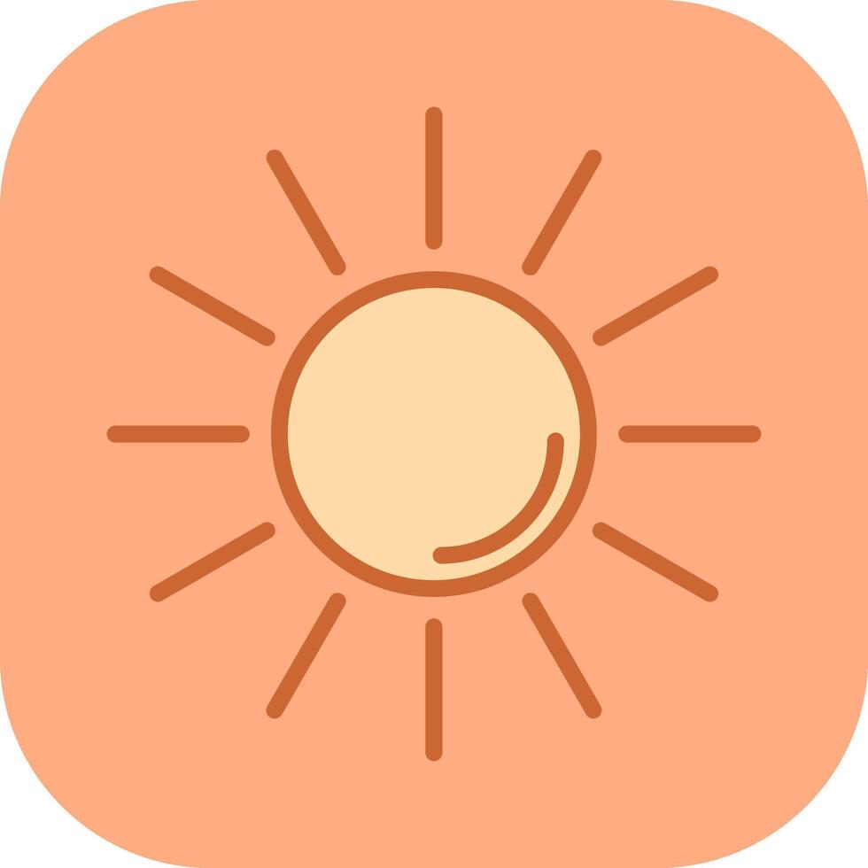 UV Radiation Vector Icon