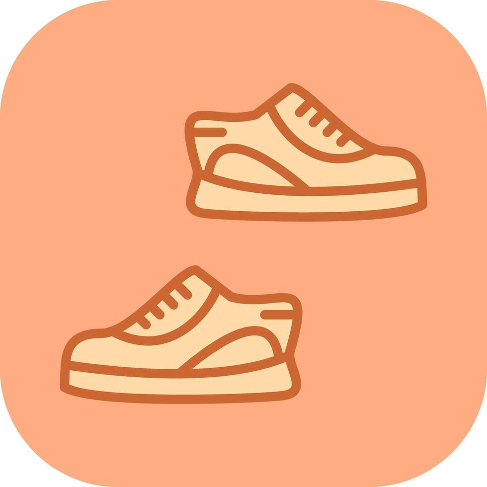 icono de vector de zapatillas