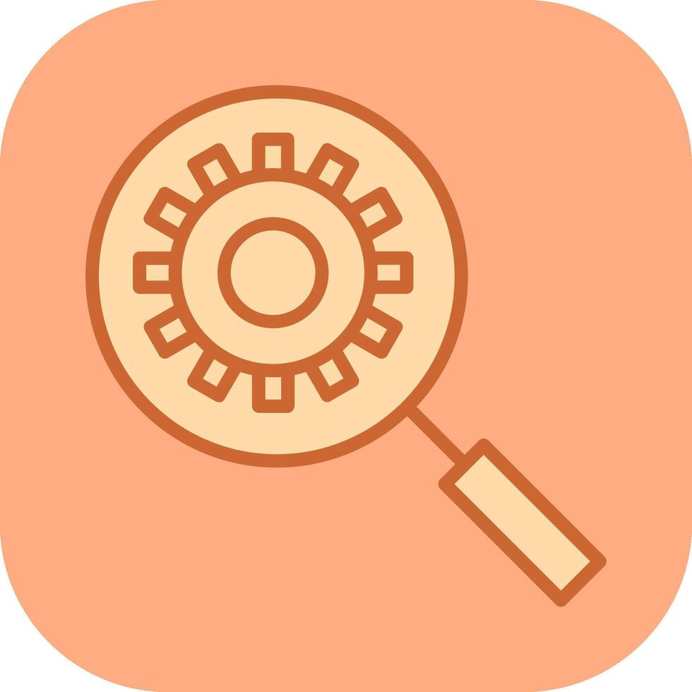 Intelligent Search Vector Icon