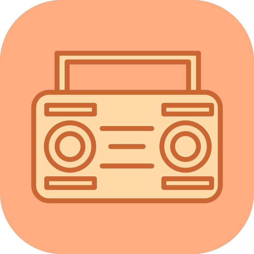 Cassette Player Vector Icon