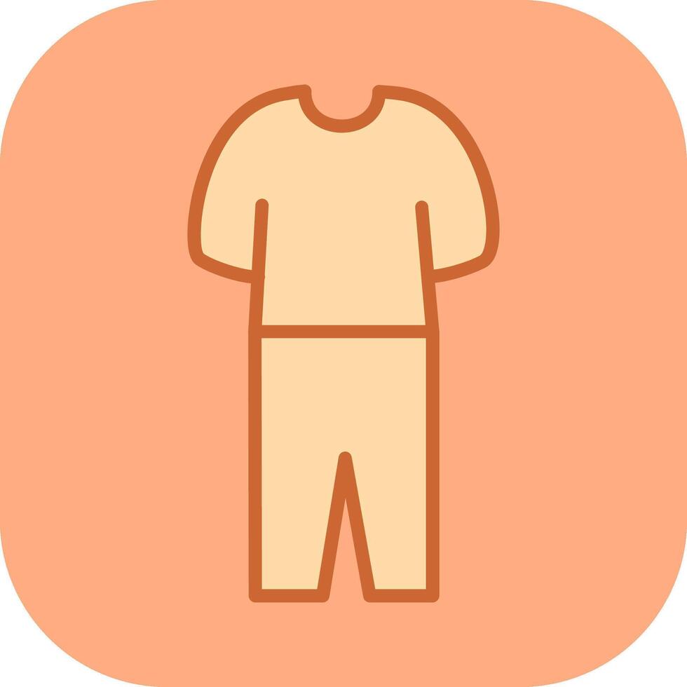Pyjamas Suit Vector Icon