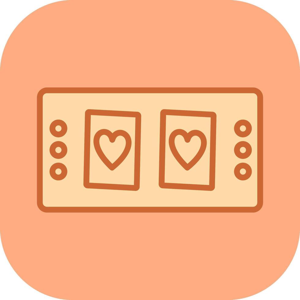 Cards Table Vector Icon