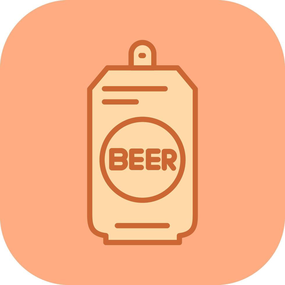 Beer Can II Vector Icon