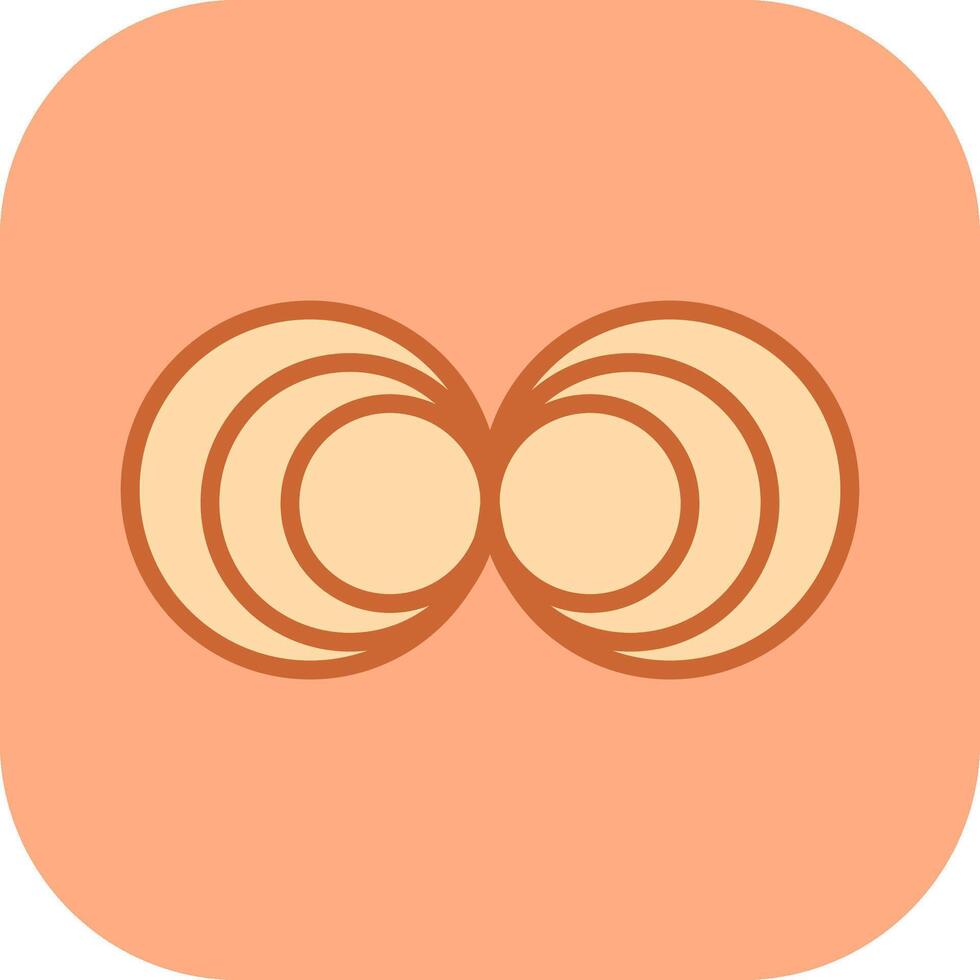 Magnetic Waves Vector Icon