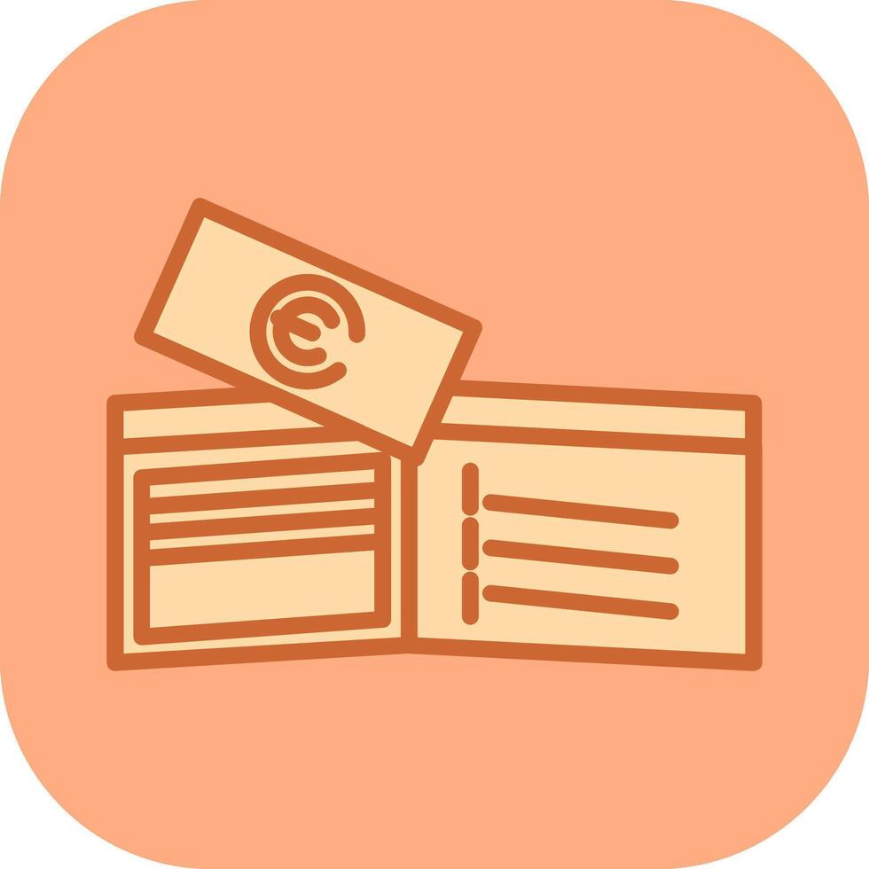 Money in Wallet Vector Icon