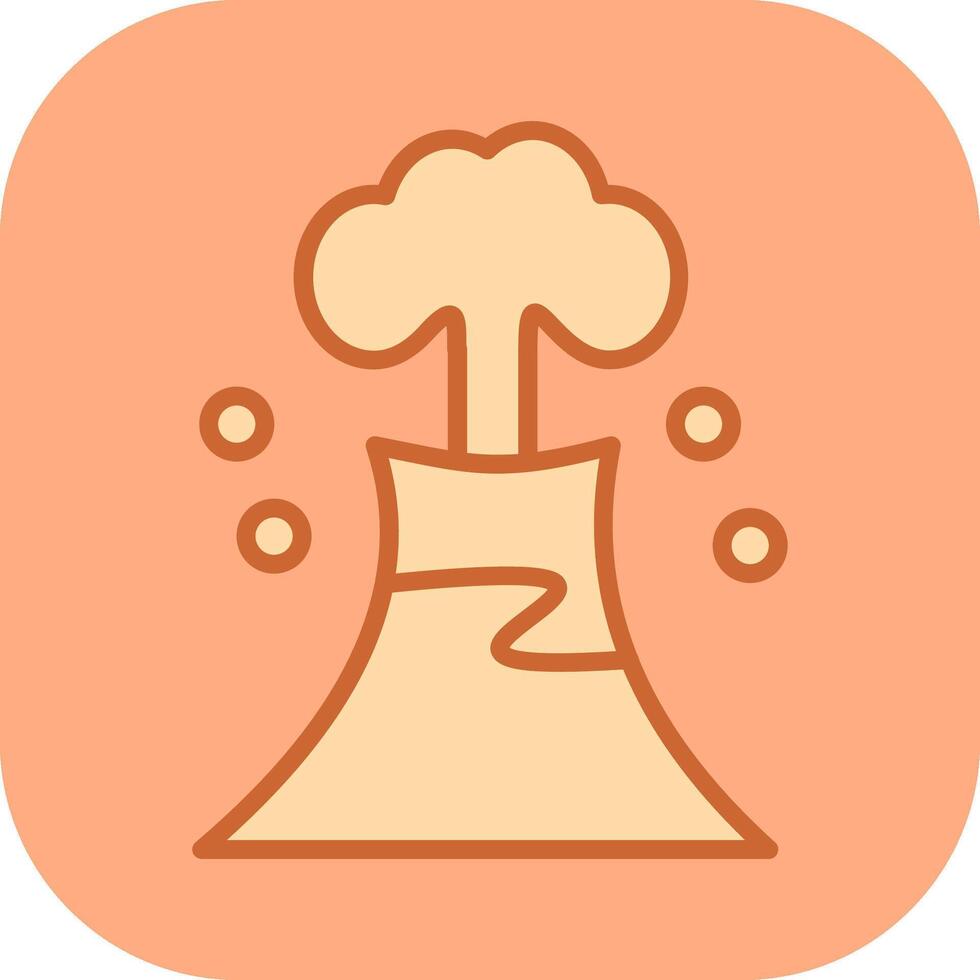 Volcano Vector Icon